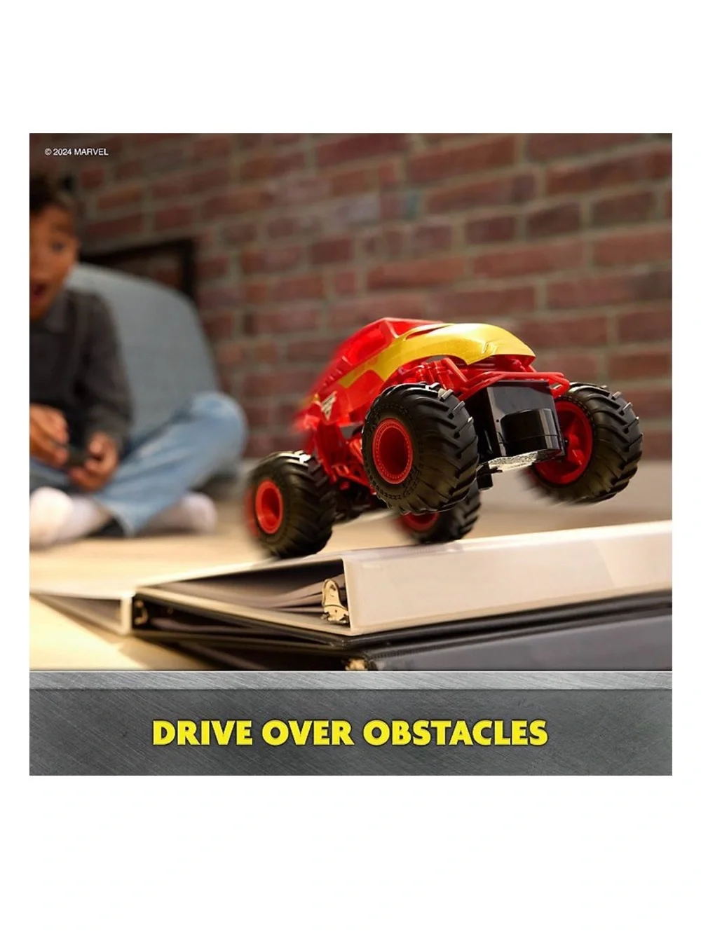 New Monster Jam Marvel Iron Man 1:24 Scale remote control Monster Truck